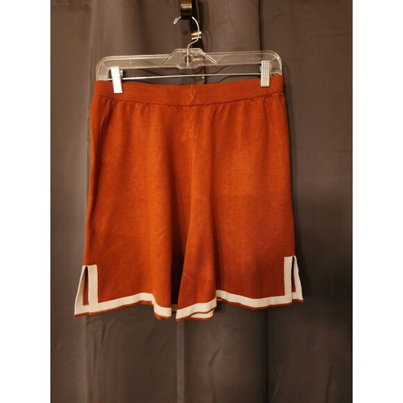 Orange 2-Piece Short Set - Elastic Waist (Large) - Picture 3 of 6